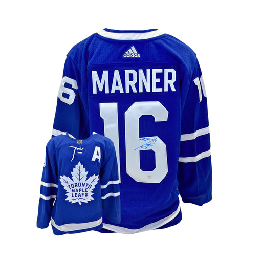 Mitch Marner Signed Toronto Maple Leafs  Blue Adidas Authentic Jersey - Frameworth Sports Canada 