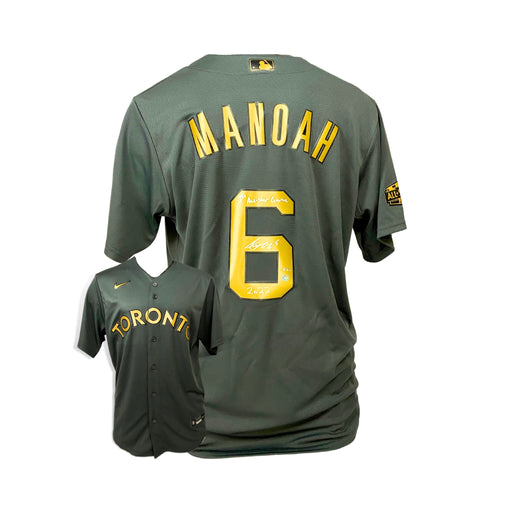Alek Manoah Signed Toronto Blue Jays 2022 All-Star Game Replica Nike Jersey Inscribed with "1st All-Star Game" and "2022" (Limited Edition of 66) - Frameworth Sports Canada 