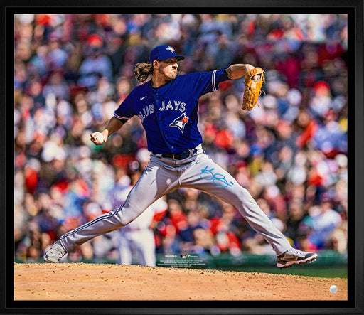 Kevin Gausman Signed Framed 20x24 Toronto Blue Jays Blue Action Canvas - Frameworth Sports Canada 