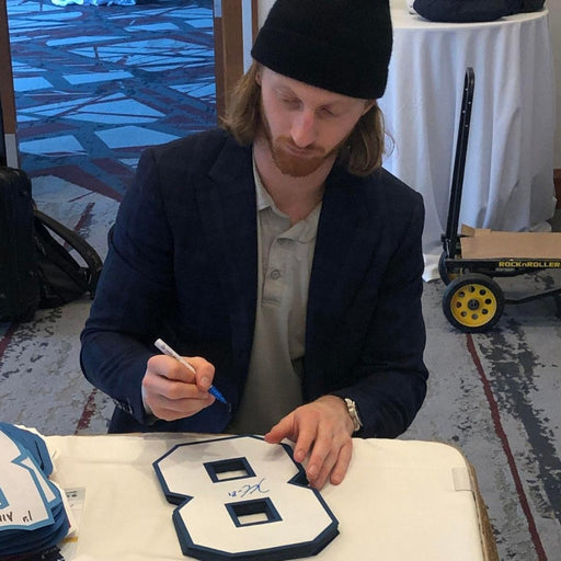Kyle Connor Signed Framed Winnipeg Jets Blue Adidas Authentic Jersey - Frameworth Sports Canada 