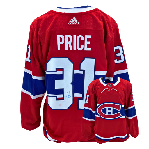 Carey Price Signed Montreal Canadiens 2017-2020 Red Adidas Authentic Jersey - Frameworth Sports Canada 